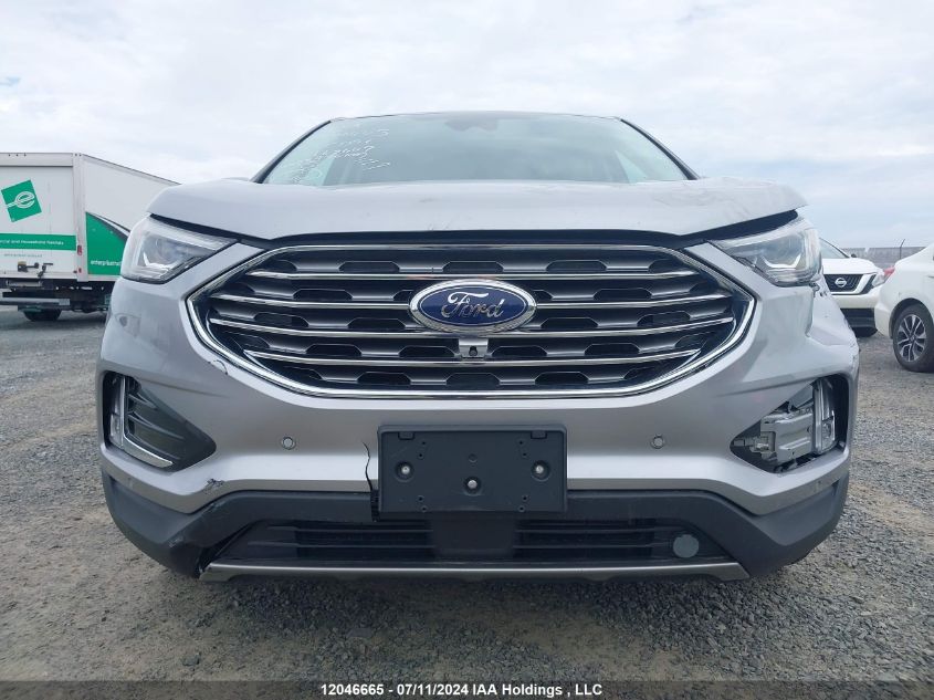 2022 Ford Edge Titanium VIN: 2FMPK4K91NBA67669 Lot: 12046665