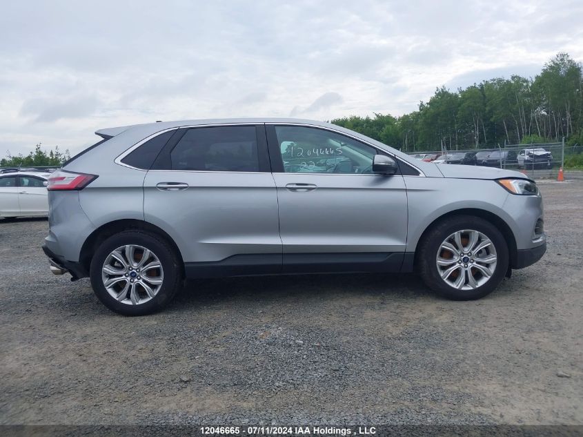 2022 Ford Edge Titanium VIN: 2FMPK4K91NBA67669 Lot: 12046665