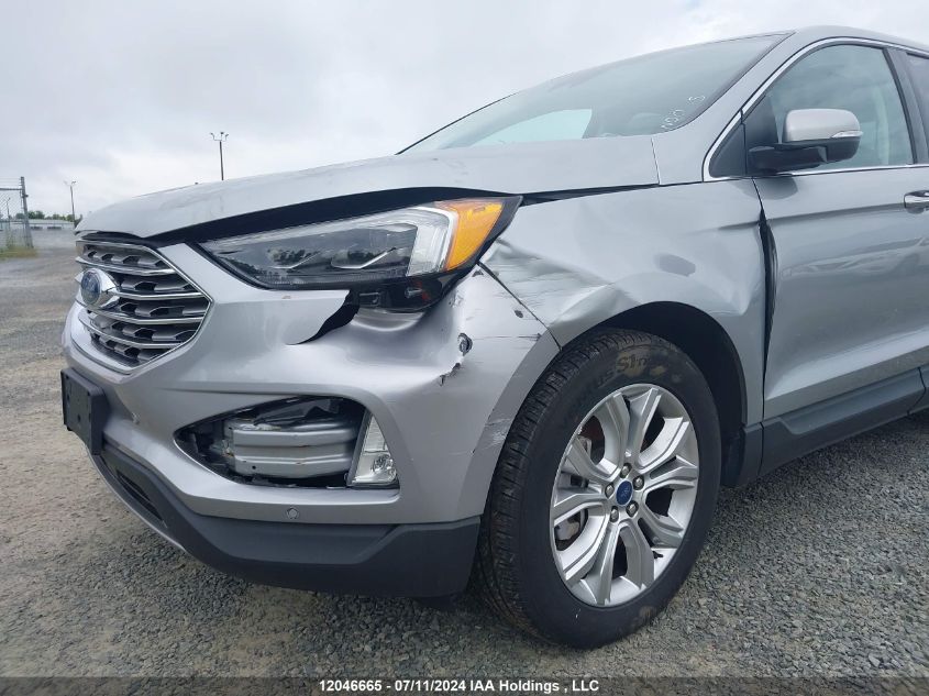 2022 Ford Edge Titanium VIN: 2FMPK4K91NBA67669 Lot: 12046665