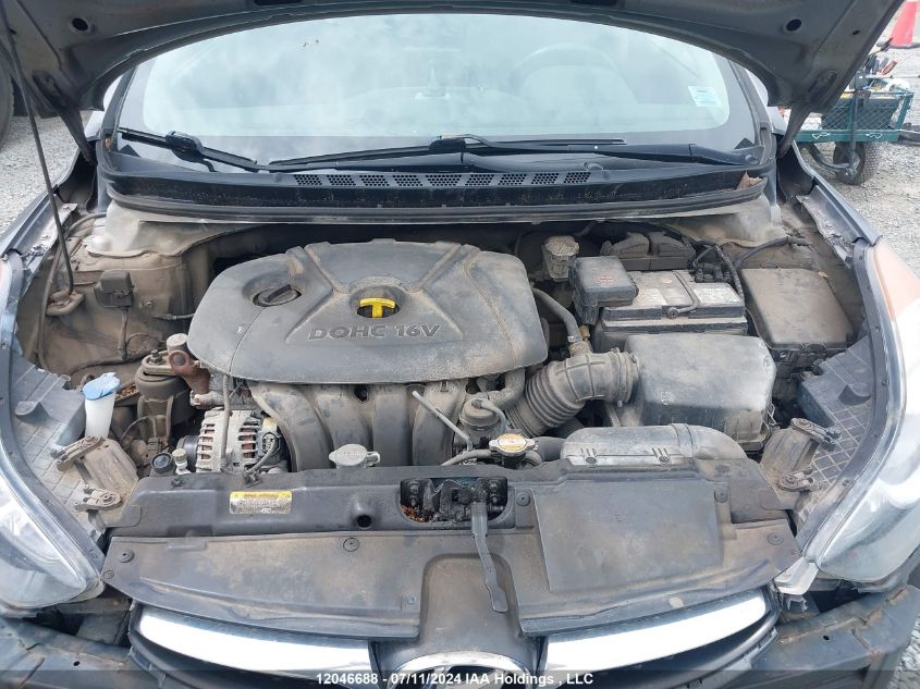 2013 Hyundai Elantra Gl VIN: 5NPDH4AE3DH155792 Lot: 12046688