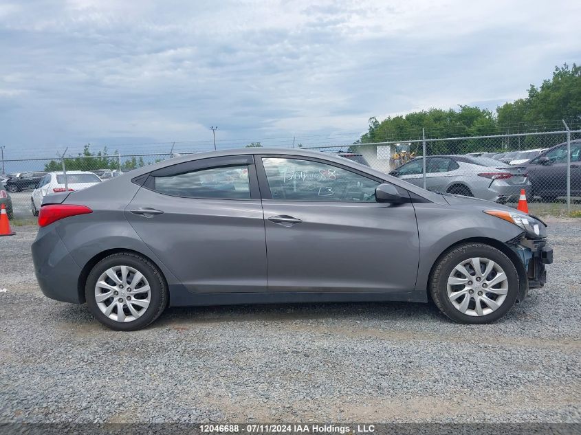 2013 Hyundai Elantra Gl VIN: 5NPDH4AE3DH155792 Lot: 12046688