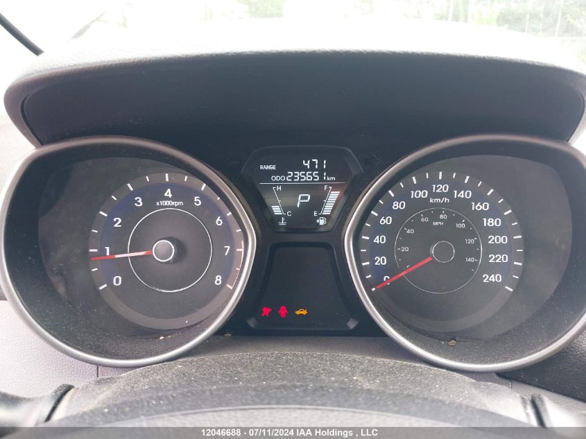 2013 Hyundai Elantra Gl VIN: 5NPDH4AE3DH155792 Lot: 12046688