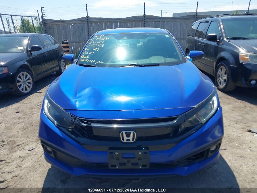 2020 Honda Civic Sedan VIN: 2HGFC2F88LH015356 Lot: 12046691