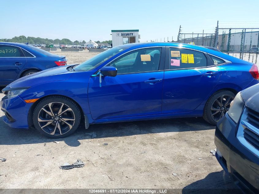 2020 Honda Civic Sedan VIN: 2HGFC2F88LH015356 Lot: 12046691
