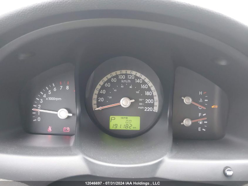 2008 Kia Sportage VIN: KNDJF723787535087 Lot: 12046697