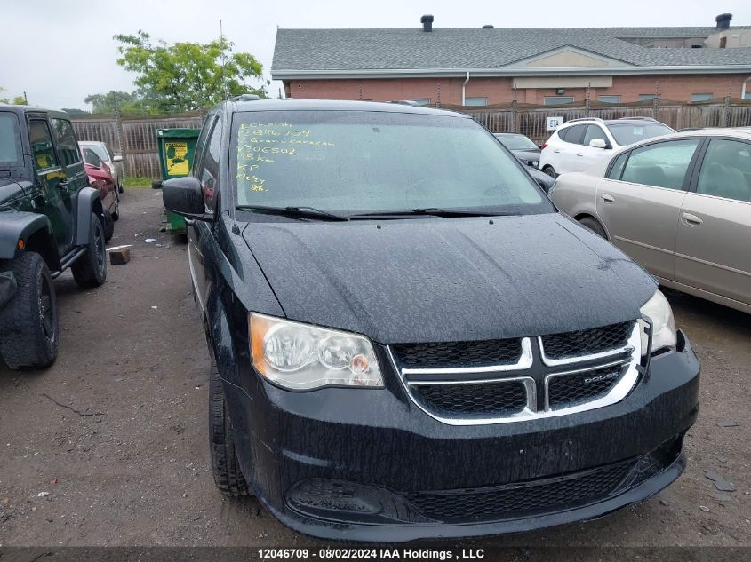 2012 Dodge Grand Caravan Se VIN: 2C4RDGBGXCR206502 Lot: 12046709