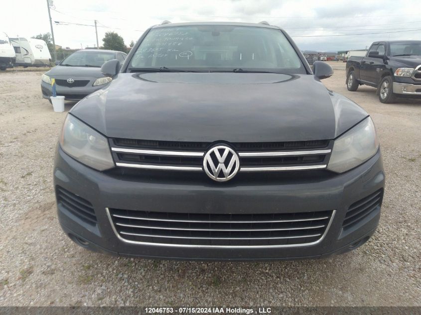 2011 Volkswagen Touareg VIN: WVGFF9BP8BD001458 Lot: 12046753