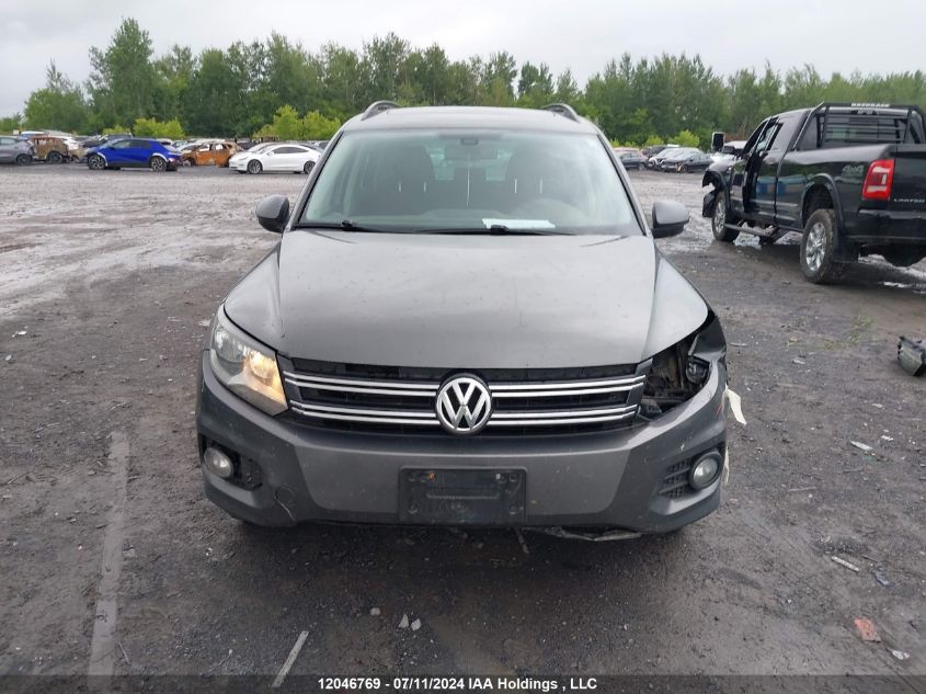 2016 Volkswagen Tiguan VIN: WVGJV7AX3GW581846 Lot: 12046769