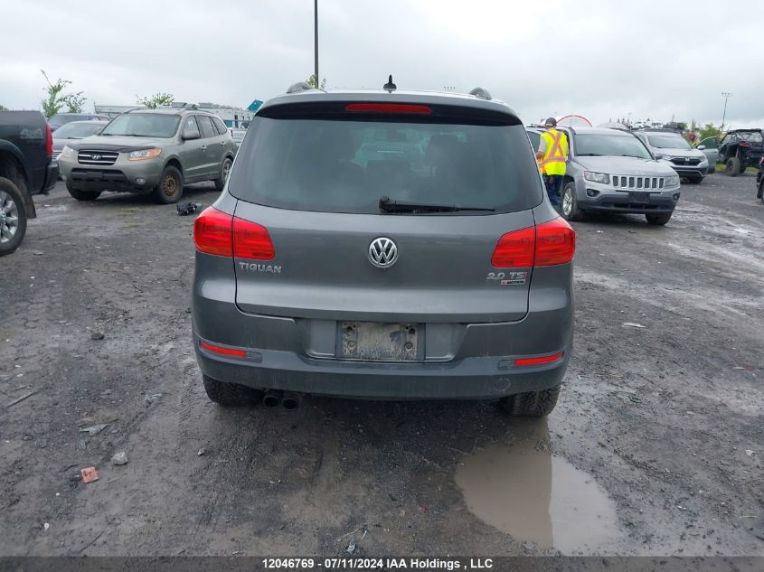 2016 Volkswagen Tiguan VIN: WVGJV7AX3GW581846 Lot: 12046769