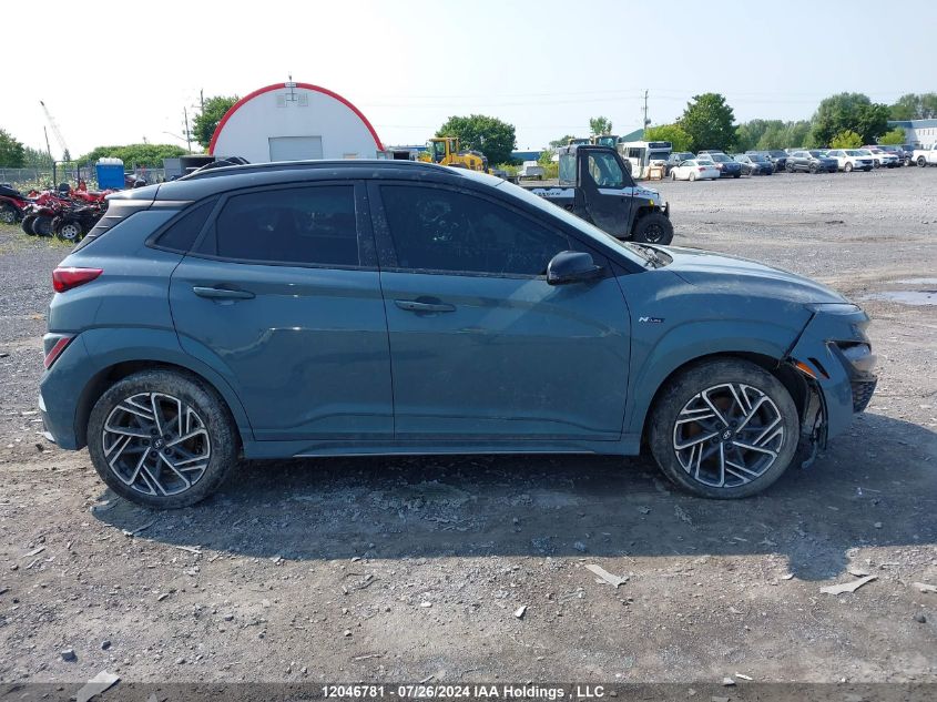 2022 Hyundai Kona VIN: KM8K3CA33NU813693 Lot: 12046781