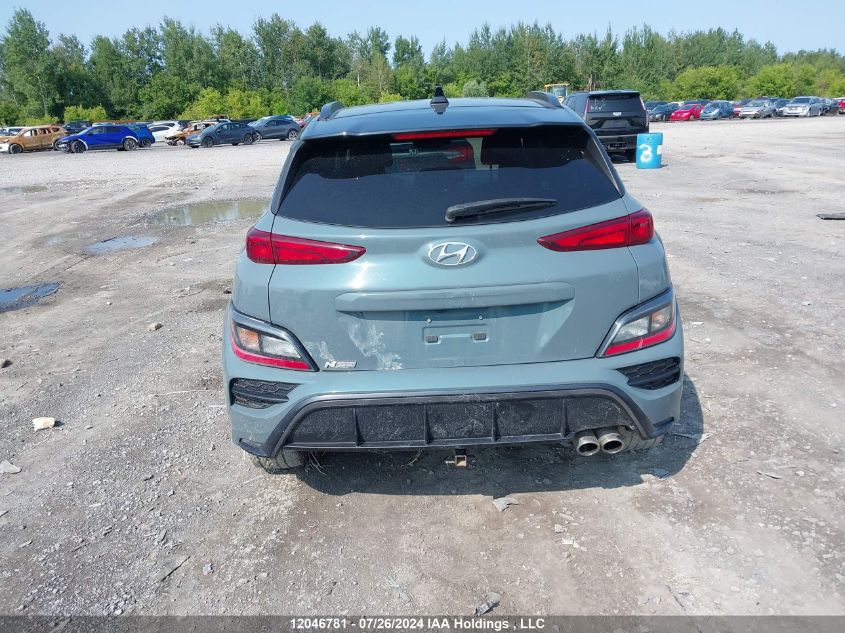 2022 Hyundai Kona VIN: KM8K3CA33NU813693 Lot: 12046781