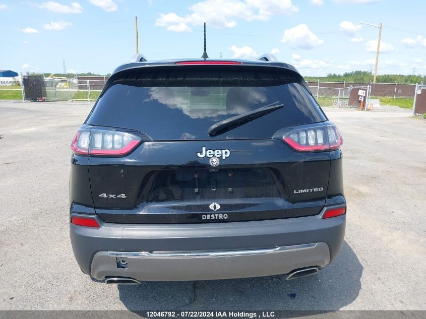 2019 Jeep Cherokee Limited VIN: 1C4PJMDX5KD142186 Lot: 12046792