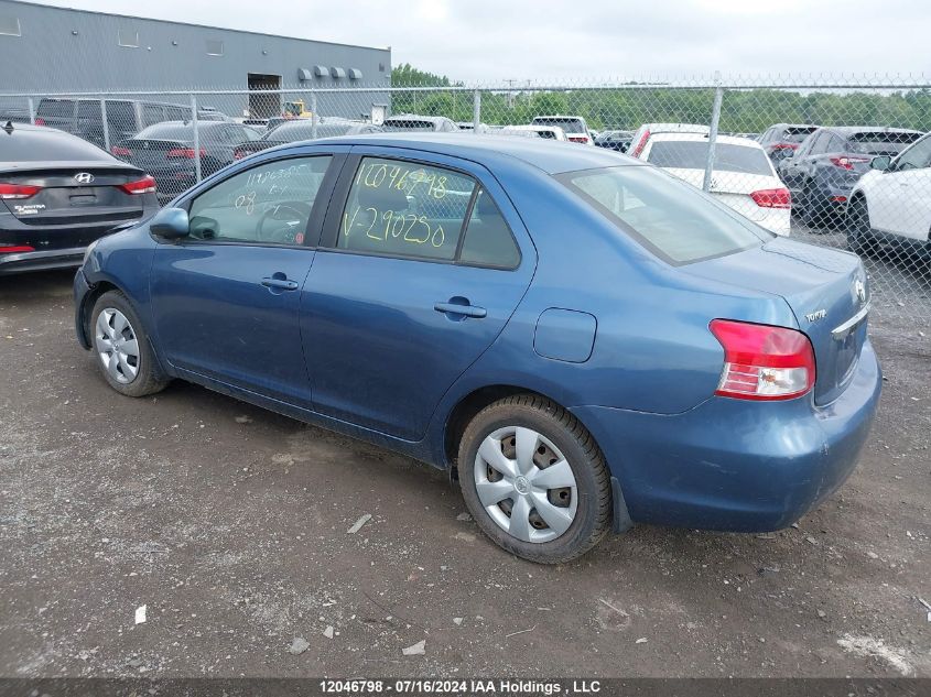 2008 Toyota Yaris VIN: JTDBT923X81290250 Lot: 12046798