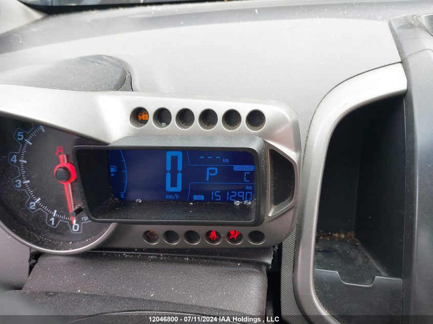 2014 Chevrolet Sonic Lt VIN: 1G1JC6EH9E4153403 Lot: 12046800