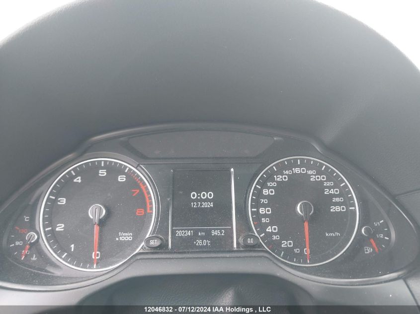 2014 Audi Q5 VIN: WA1LFCFP8EA009722 Lot: 12046832