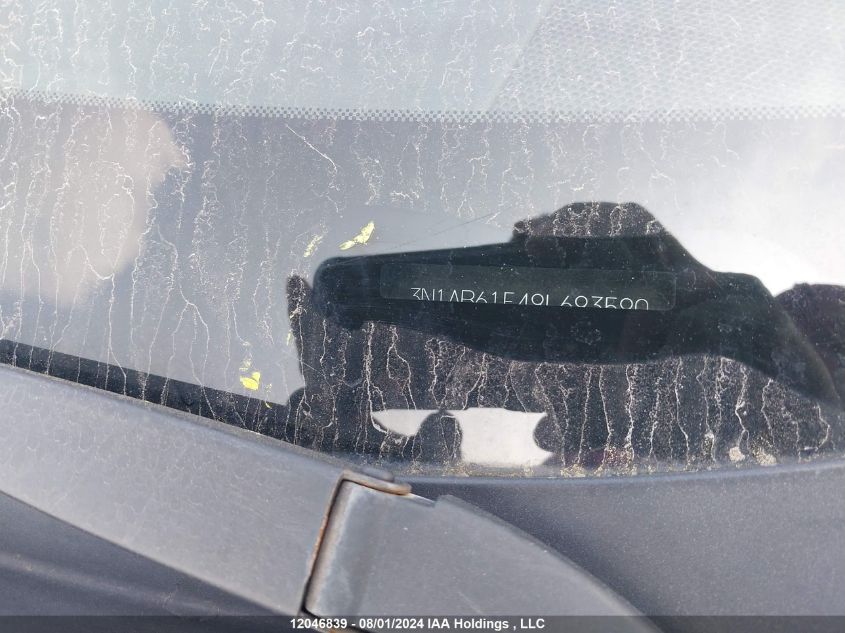 2009 Nissan Sentra VIN: 3N1AB61E49L693590 Lot: 12046839