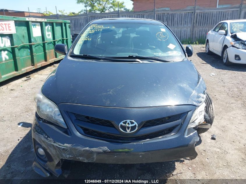 2011 Toyota Corolla S VIN: 2T1BU4EEXBC681477 Lot: 12046849