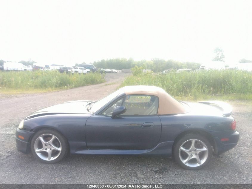 2001 Mazda Miata VIN: JM1NB353310206371 Lot: 12046850