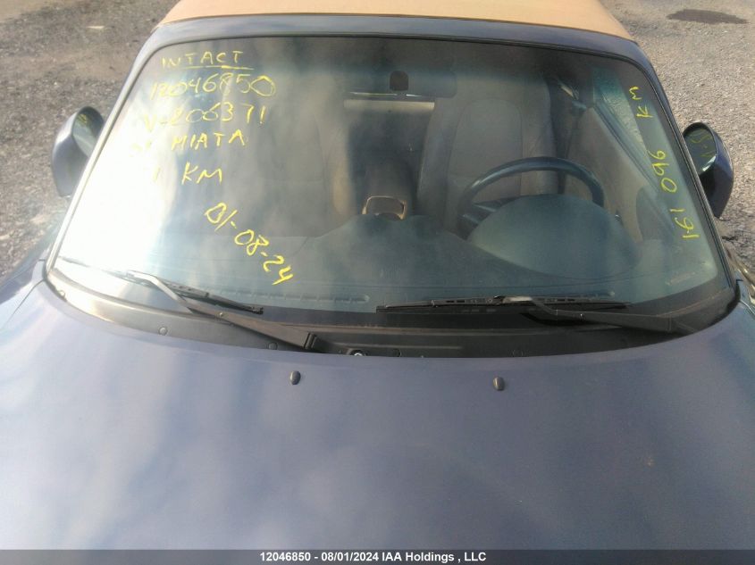 2001 Mazda Miata VIN: JM1NB353310206371 Lot: 12046850