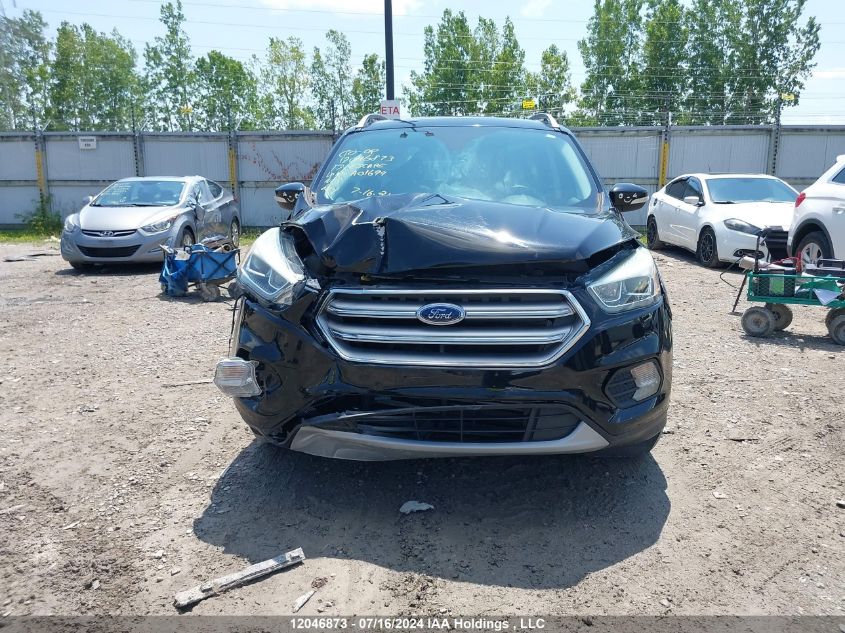 2017 Ford Escape Titanium VIN: 1FMCU0J99HUA01694 Lot: 12046873