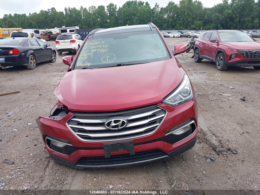 2017 Hyundai Santa Fe Sport VIN: 5XYZUDLA3HG389441 Lot: 12046883