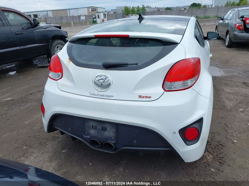 2015 Hyundai Veloster Turbo VIN: KMHTC6AE1FU241242 Lot: 12046892