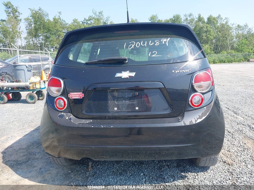 2012 Chevrolet Sonic VIN: 1G1JA6EH3C4118245 Lot: 12046894