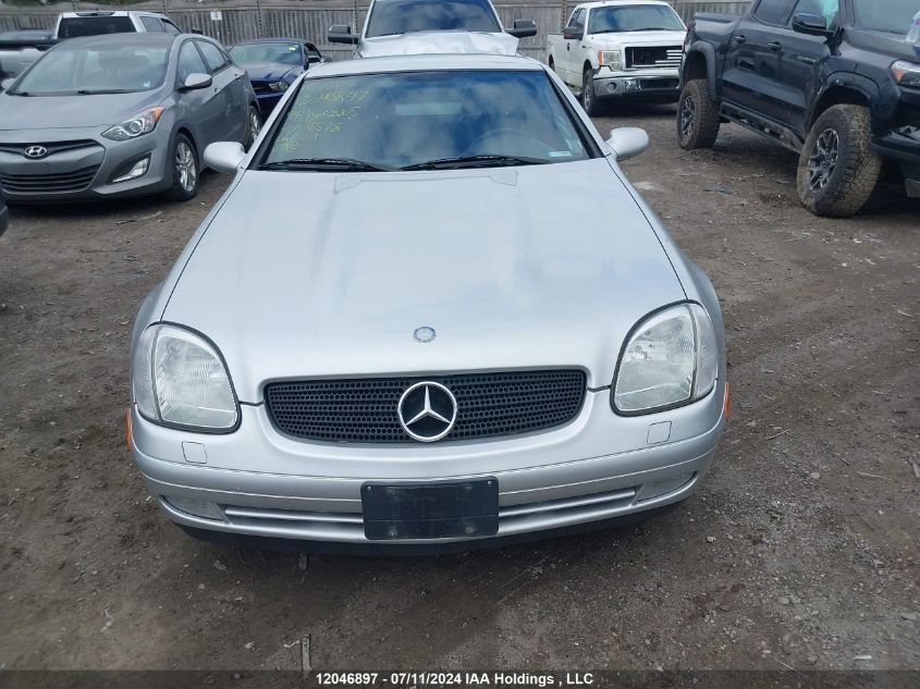 1998 Mercedes-Benz Slk Class VIN: WDBKK47F9WF046578 Lot: 12046897