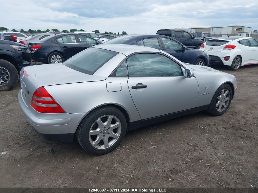 1998 Mercedes-Benz Slk Class VIN: WDBKK47F9WF046578 Lot: 12046897