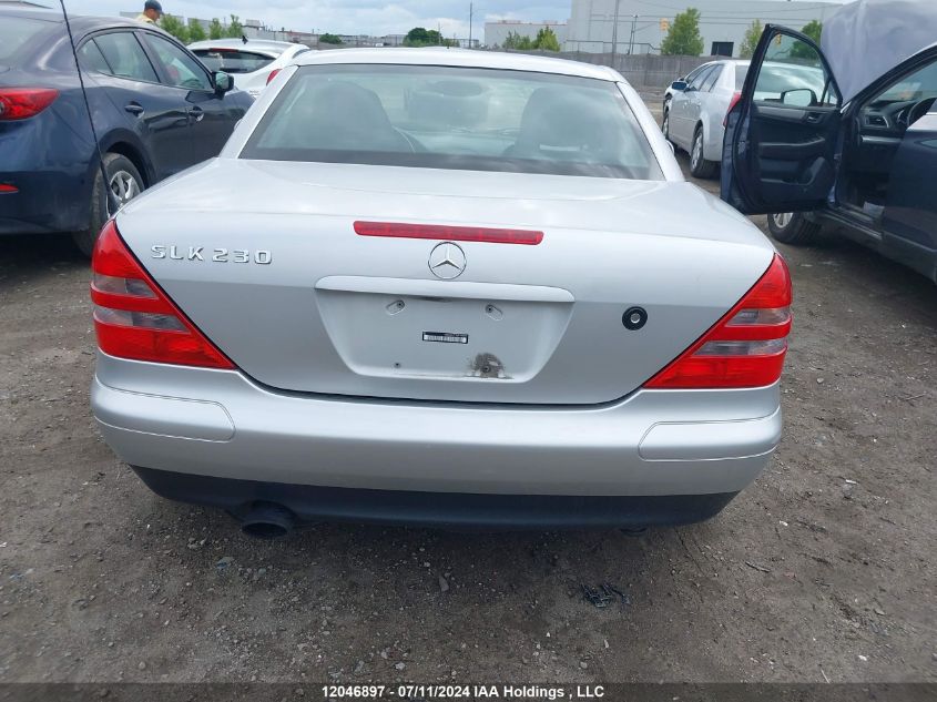 1998 Mercedes-Benz Slk Class VIN: WDBKK47F9WF046578 Lot: 12046897