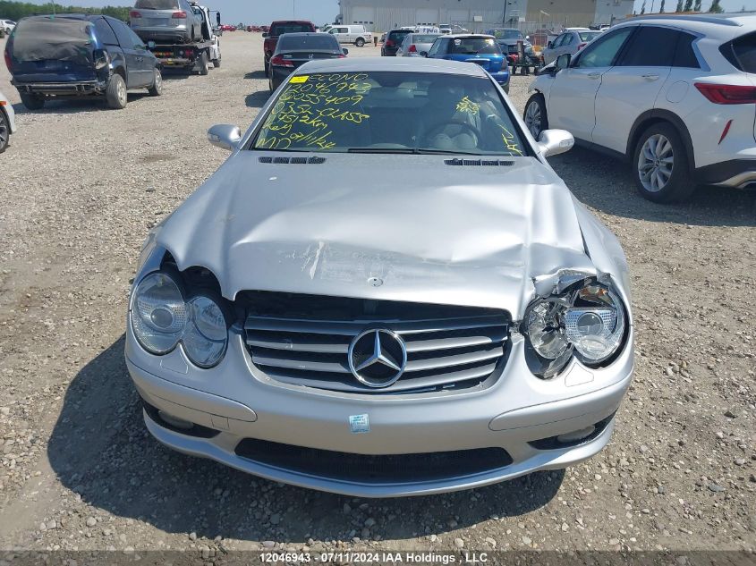 2003 Mercedes-Benz Sl 500 VIN: WDBSK75F93F055409 Lot: 12046943