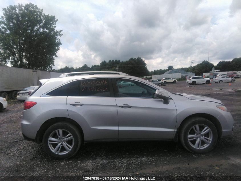 2015 Acura Rdx VIN: 5J8TB4H33FL801270 Lot: 12047038