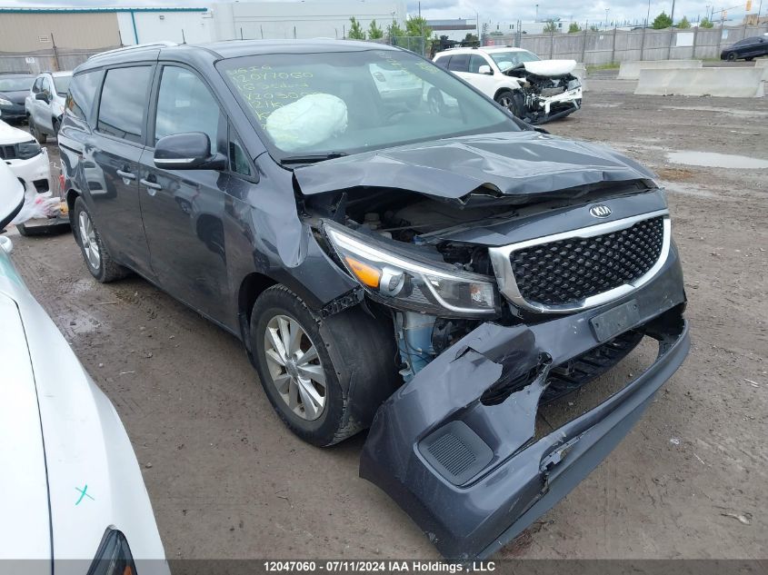 2016 Kia Sedona VIN: KNDMB5C1XG6205006 Lot: 12047060