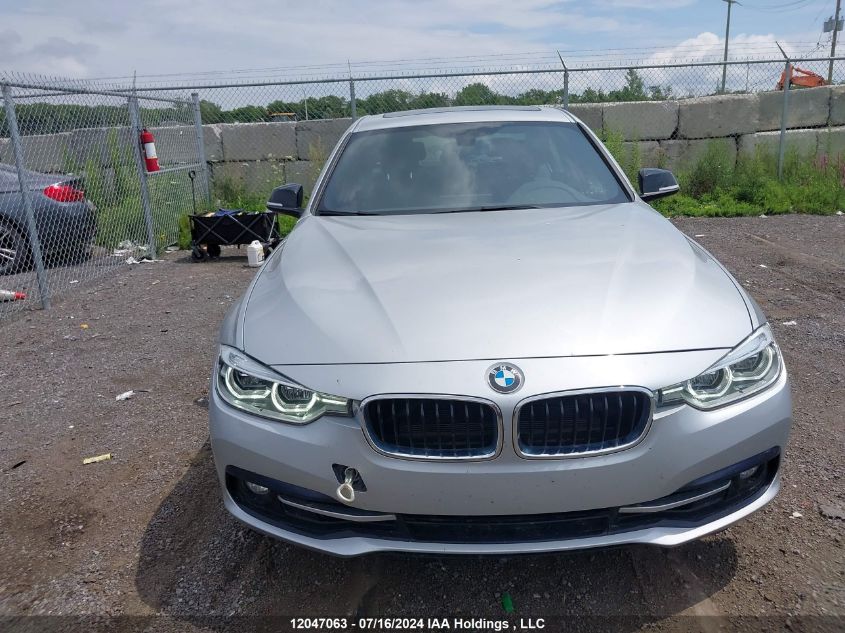 2018 BMW 3 Series VIN: WBA8D9C54JA608633 Lot: 12047063