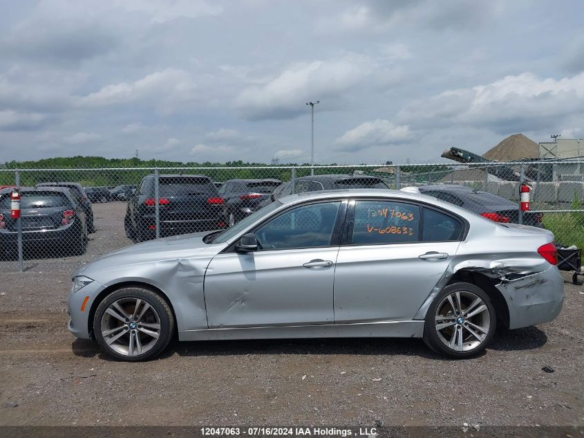 2018 BMW 3 Series VIN: WBA8D9C54JA608633 Lot: 12047063
