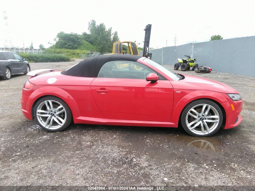 2016 Audi Tt VIN: TRUT5CFV1G1025499 Lot: 12047084