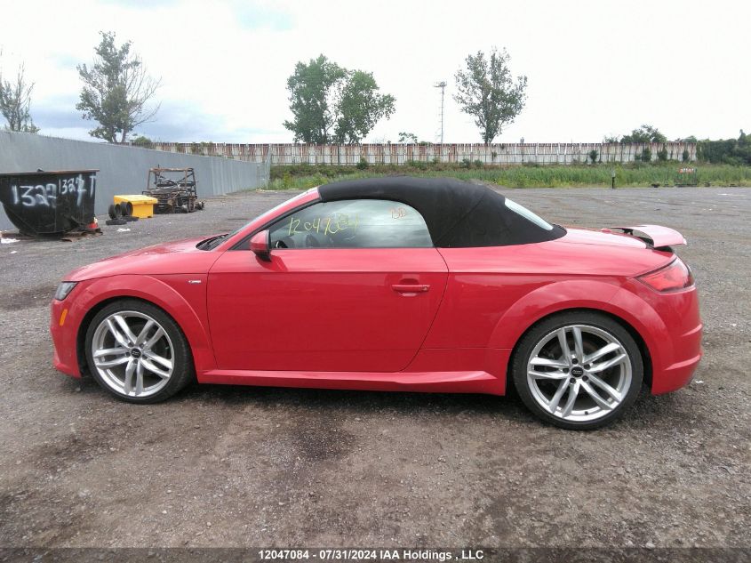 2016 Audi Tt VIN: TRUT5CFV1G1025499 Lot: 12047084