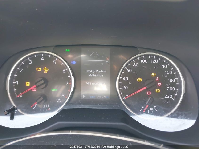 2021 Toyota Rav4 Le VIN: 2T3B1RFV9MC206188 Lot: 12047102