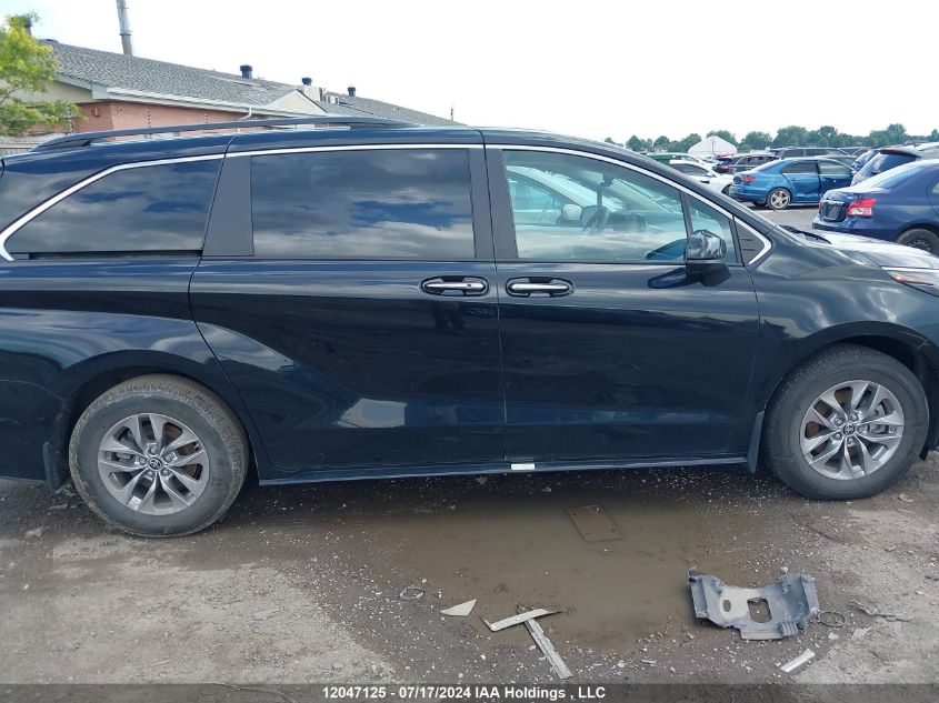 2022 Toyota Sienna Le 8-Passenger/Xle 8-Passenger/Xse 7-Passenger VIN: 5TDGRKEC0NS118735 Lot: 12047125