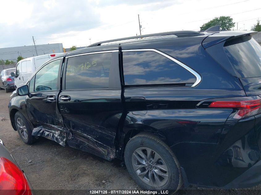 2022 Toyota Sienna Le 8-Passenger/Xle 8-Passenger/Xse 7-Passenger VIN: 5TDGRKEC0NS118735 Lot: 12047125