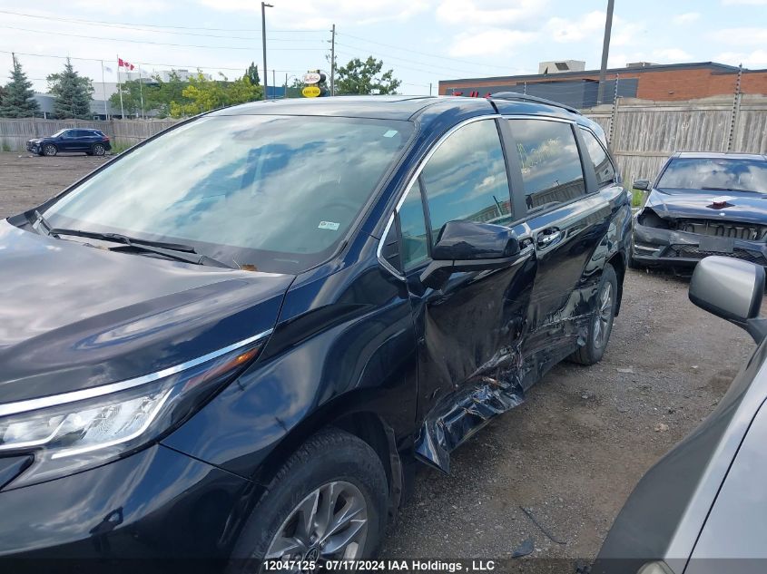 2022 Toyota Sienna Le 8-Passenger/Xle 8-Passenger/Xse 7-Passenger VIN: 5TDGRKEC0NS118735 Lot: 12047125