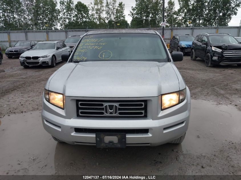 2008 Honda Ridgeline VIN: 2HJYK16478H002912 Lot: 12047137