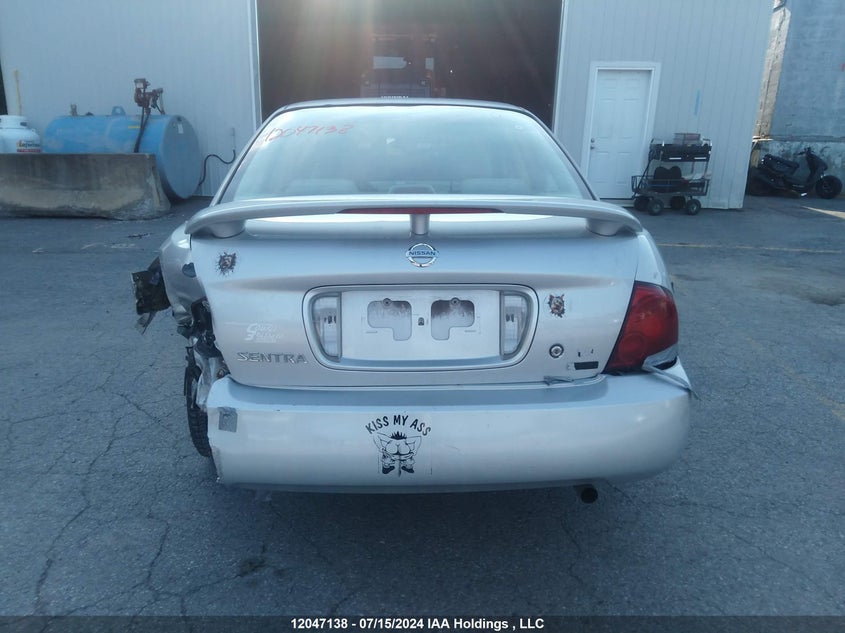 2006 Nissan Sentra VIN: 3N1CB51D16L503024 Lot: 12047138