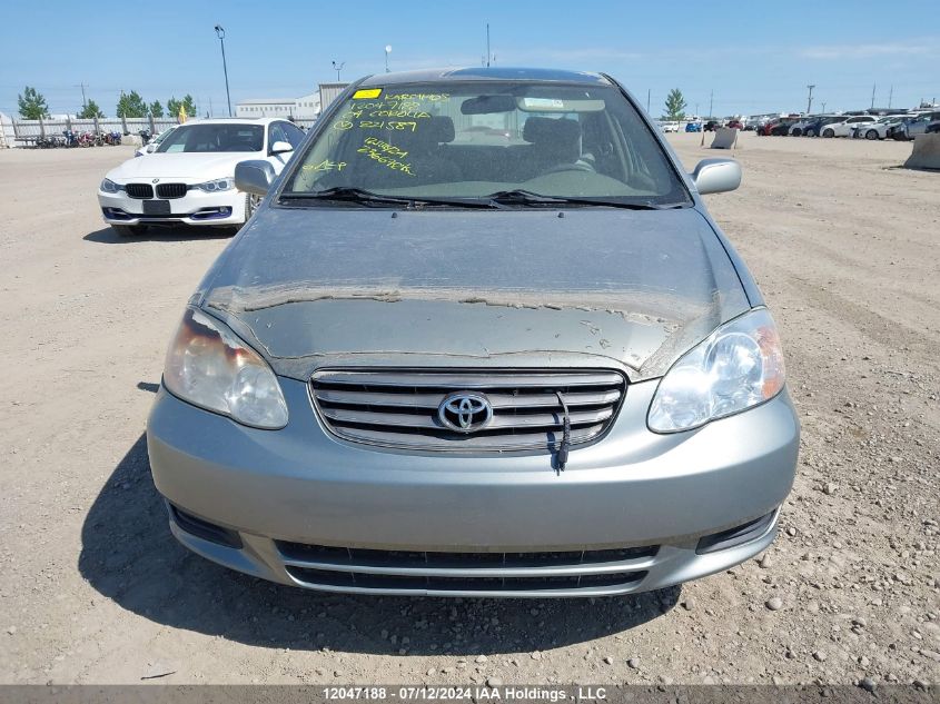 2004 Toyota Corolla Ce/Le/S VIN: 2T1BR32E64C821589 Lot: 12047188