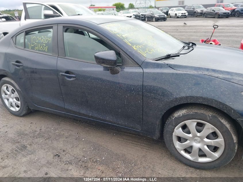 2016 Mazda Mazda3 VIN: 3MZBM1U71GM311838 Lot: 12047204