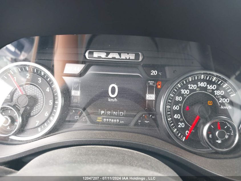 2023 Ram 1500 Big Horn VIN: 1C6SRFFT9PN627156 Lot: 12047207