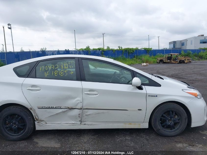 2014 Toyota Prius VIN: JTDKN3DU5E1816857 Lot: 12047210