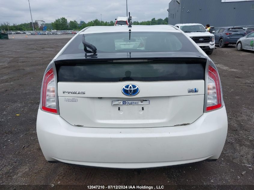 2014 Toyota Prius VIN: JTDKN3DU5E1816857 Lot: 12047210