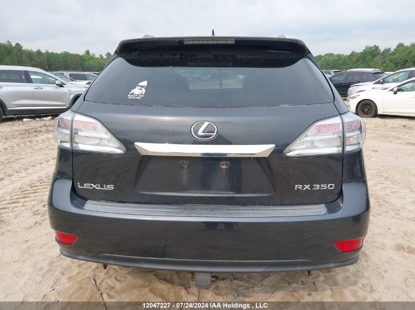 2010 Lexus Rx 350 VIN: 2T2BK1BA1AC046762 Lot: 12047227