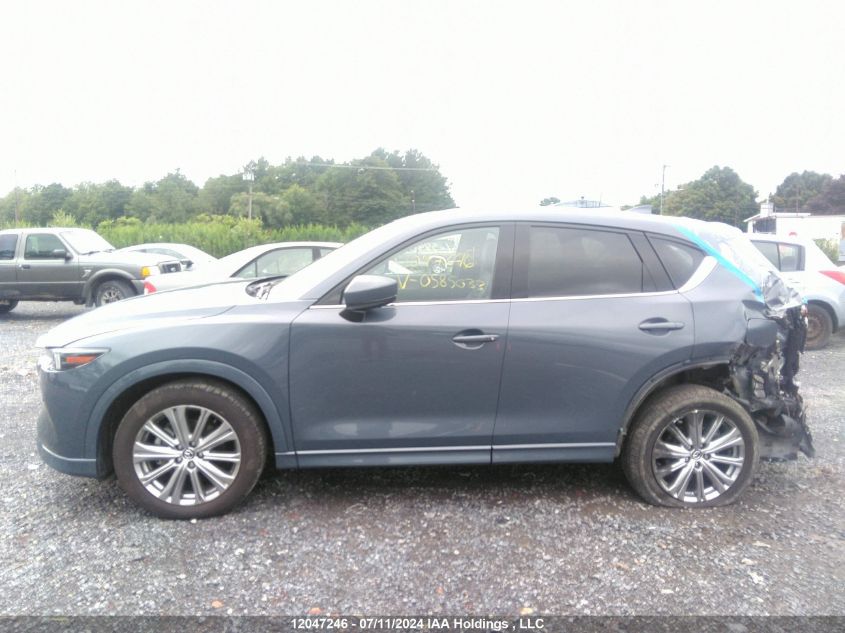 2022 Mazda Cx-5 VIN: JM3KFBEY0N0585033 Lot: 12047246